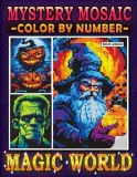Раскраска по номерам Maximus Prime — Загадочная мозаика Magic World: Хэллоуин, пиксельные картинки, 77 стр. — фото 2