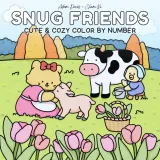 Раскраска по номерам Adam Davis — Snug Friends, милые уютные рисунки для подростков и взрослых, 88 стр. — фото 1