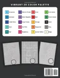 Раскраска по номерам Pixel Art Books — 100 загадочных мозаик: шедевры пиксель-арта, Vol. 2, 206 стр. — фото 3