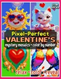 Раскраска по номерам Raya Jewel — Pixel-Perfect: День святого Валентина, загадочная мозаика, 92 стр. — фото 2