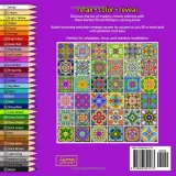 Раскраска по номерам Raya Jewel — Pixel-Perfect: симметричные цветочные узоры, 92 стр. — фото 3