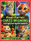 Раскраска по номерам Raya Jewel — Pixel-Parfait: милые кошки, загадочная мозаика, 92 стр. — фото 2
