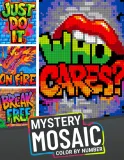 Раскраска по номерам Celeste Starling — Загадочная мозаика: граффити и стрит-арт, для взрослых, 107 стр. — фото 1