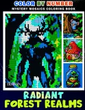 Раскраска по номерам Fibo Nix — Загадочная мозаика Radiant Forest Realms, феи, для взрослых, 110 стр. — фото 1