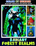 Раскраска по номерам Fibo Nix — Загадочная мозаика Radiant Forest Realms, феи, для взрослых, 110 стр. — фото 2