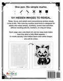 Раскраска по номерам ArtGrid Publishing — 101 жутко милая монохромная пиксельная картинка, 216 стр. — фото 3