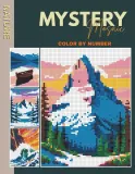 Раскраска по номерам colorART House — Загадочная мозаика: 50 пейзажей всех времён года, 24 цвета, 103 стр. — фото 1