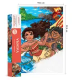 Раскраска по номерам Hachette Heroes — постер «Моана», Disney, 1 стр. — фото 1