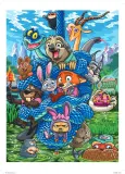 Раскраска по номерам Hachette Heroes — постер «Зверополис 2», Disney, 1 стр. — фото 2