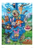 Раскраска по номерам Hachette Heroes — постер «Зверополис 2», Disney, 1 стр. — фото 4