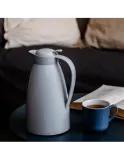 Термос Alfi Eco 1 л, стеклянная колба, налив одной рукой, дизайн Martin Hauenstein, каменный серый матовый — фото 2