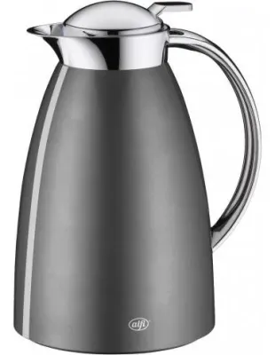Термос Alfi Gusto 0,65 л Space grey, стеклянная колба, нержавеющая сталь, AirControl, сделано в Германии, серый