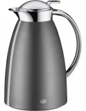 Термос Alfi Gusto 1 л Space Grey, нержавеющая сталь, колба из закалённого стекла, AirControl, сделано в Германии, серый — фото 1