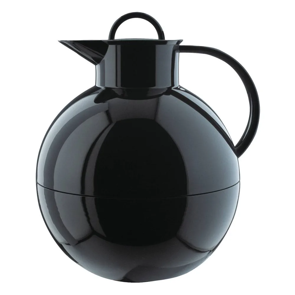 Термос-кувшин Alfi Kugel Jug 0,9 л, стеклянная колба alfiDur, чёрный