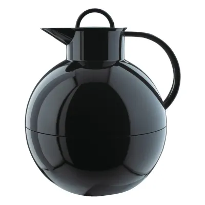 Термос-кувшин Alfi Kugel Jug 0,9 л, стеклянная колба alfiDur, чёрный