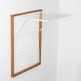 Настенная сушилка для белья Arredamenti Kevin 64 x 67 см коричневая — фото 3
