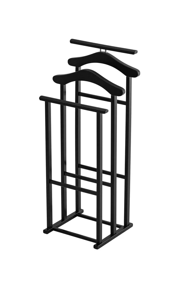 Стойка для рубашек и костюмов Arredamenti Maxi 102 x 35 см с полкой для обуви чёрная