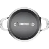 Кастрюля с крышкой Ballarini Alba 20 см 2,7 л, кованый алюминий, антипригарное покрытие Keravis, для индукции, чёрная — фото 5