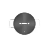 Кастрюля с крышкой BergHOFF DiNA Helix 24 × 15 см 6,6 л, нержавеющая сталь, капсульное дно, для индукции и духовки — фото 2