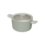 Кастрюля с крышкой BergHOFF Leo Balance 24 × 14 см 5,5 л, керамическое покрытие CeraGreen, алюминий, для индукции, зелёная — фото 1