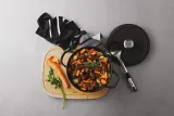 Кастрюля чугунная с крышкой BergHOFF Leo Graphite 26 см 5,7 л, эмалированная, для индукции и духовки, графитовая — фото 4