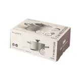 Кастрюля с крышкой BergHOFF Leo Grafit 16 см, нержавеющая сталь, капсульное дно, для индукции и духовки — фото 2