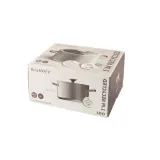 Кастрюля с крышкой BergHOFF Leo Grafit 24 см 6 л, нержавеющая сталь, капсульное дно, для индукции и духовки — фото 2