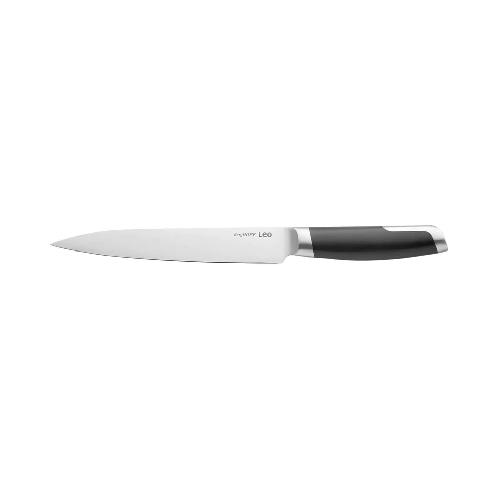 Нож для мяса и колбас BergHOFF Leo Graphite 20 см, тонкий клинок, нержавеющая сталь