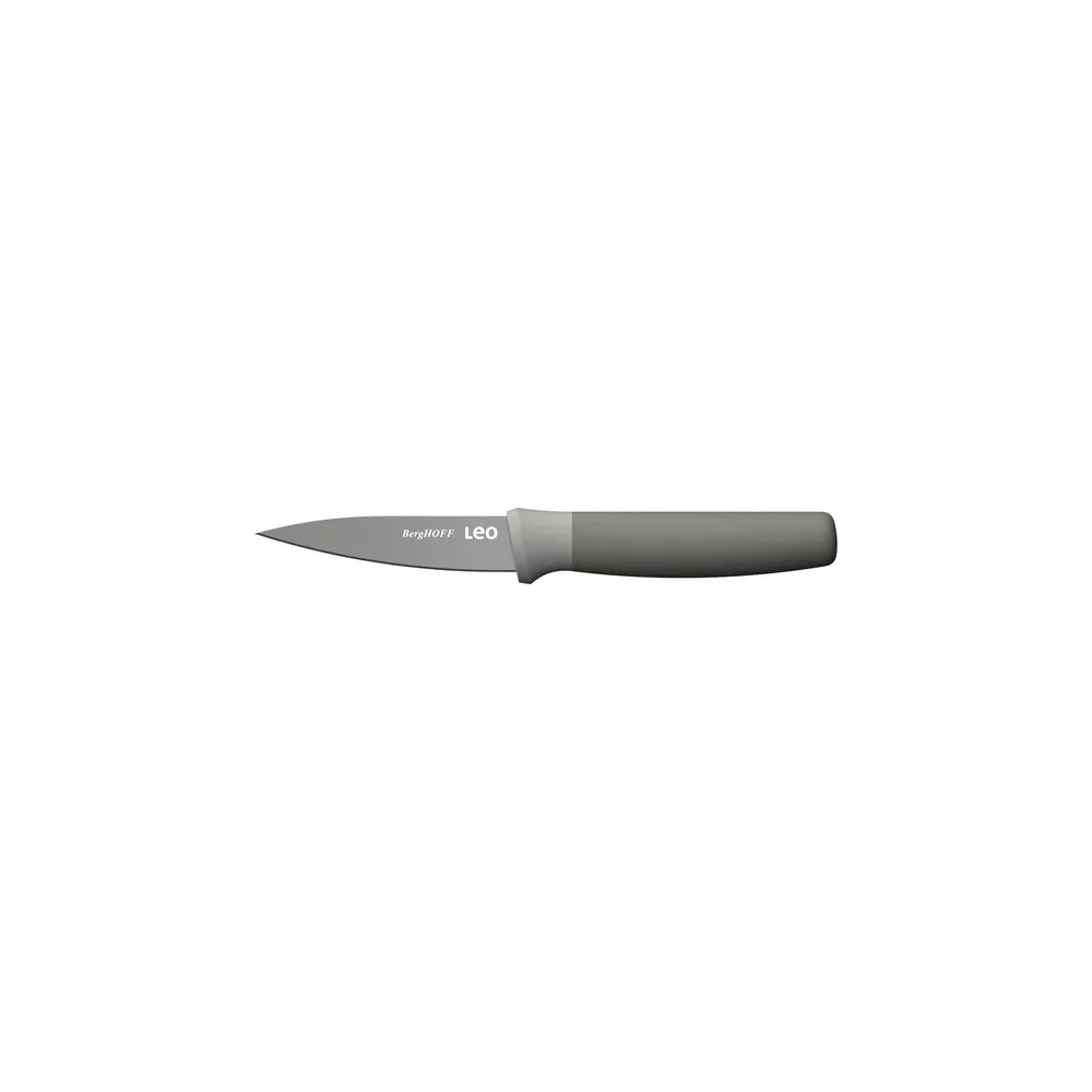 Нож для чистки овощей и фруктов BergHOFF Leo Balance 8,5 см, антипригарное покрытие, с чехлом