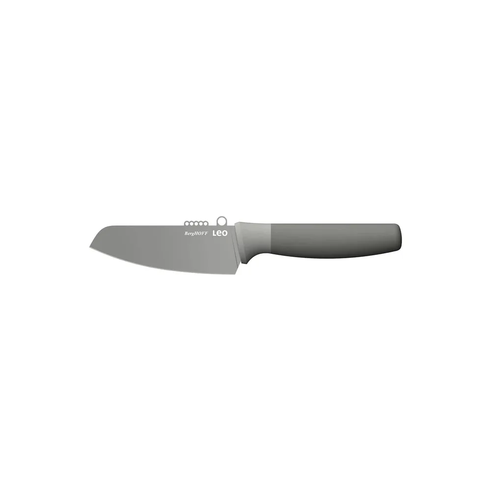 Нож для овощей и цитрусовых BergHOFF Leo Balance 11 см со встроенным цестером, антипригарное покрытие, с чехлом