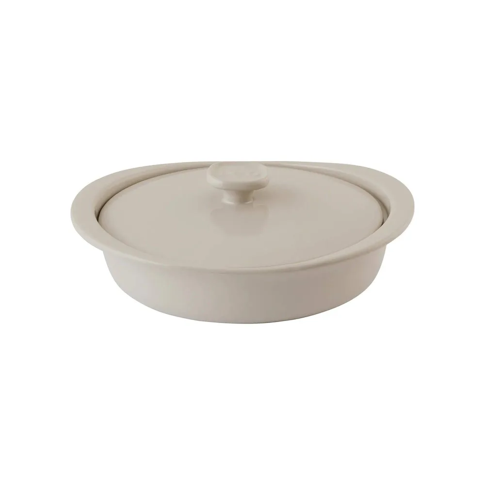 Круглая форма для запекания с крышкой BergHOFF Leo Balance из каменной керамики