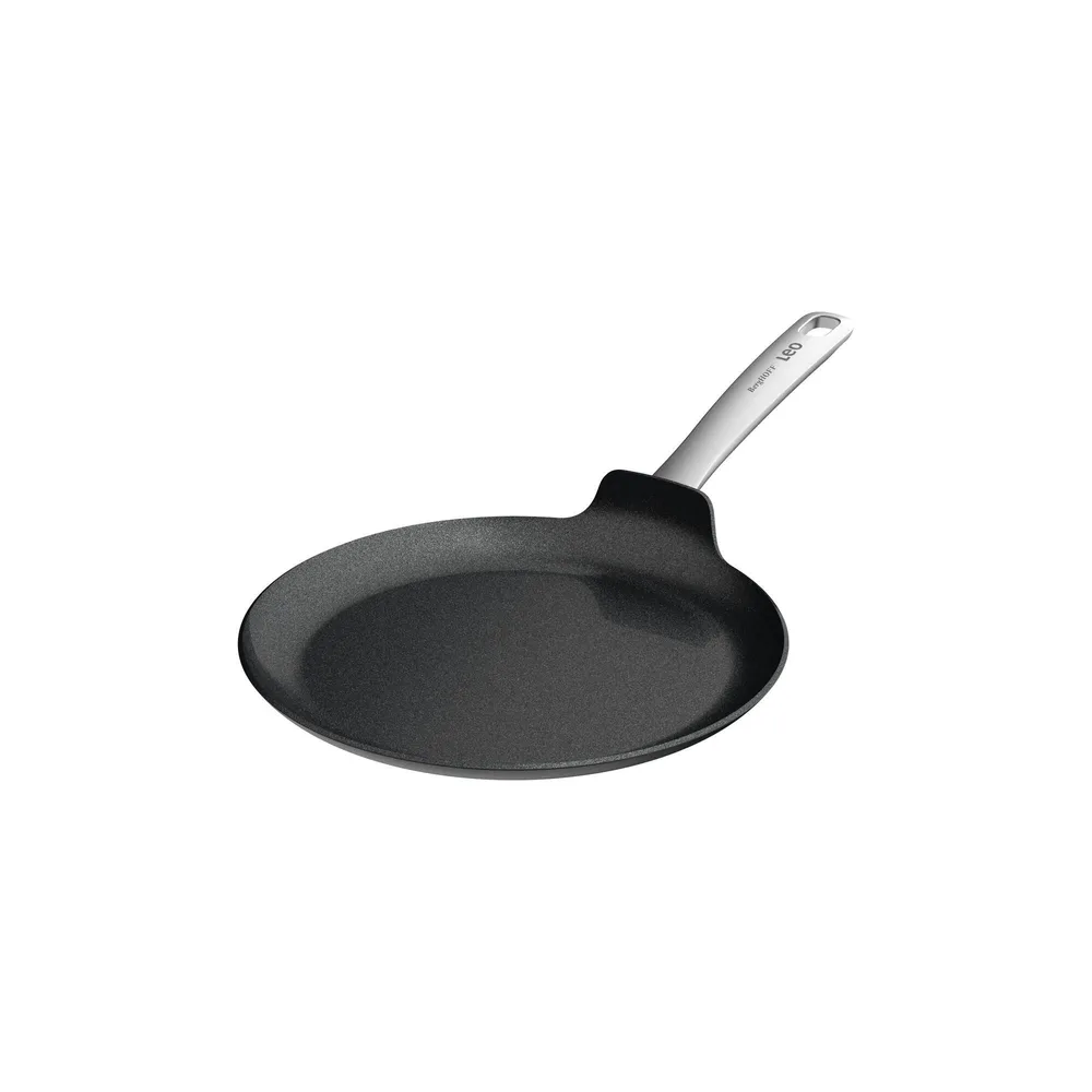Сковорода для блинов BergHOFF Leo Graphite 26 см, керамическое покрытие CeraGreen, графитовая