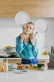 Сковорода для блинов BergHOFF Leo Balance Sage 26 см, керамическое покрытие CeraGreen, зелёная — фото 3