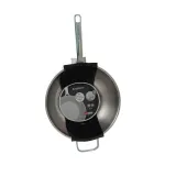 Вок BergHOFF Dina Helix 30 см из переработанной нержавеющей стали, сатинированная отделка, капсульное дно, индукция, духовка до 250 градусов — фото 3