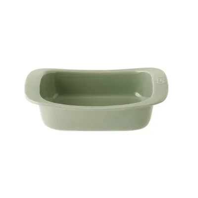 Форма для запекания прямоугольная BergHOFF Leo Balance 20,3×16,5×6 см, 1,2 л, каменная керамика, зелёная