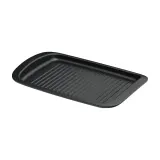 Гриль-плита Plancha BergHOFF Leo Graphite 42 x 27,5 см, керамическое покрытие CeraGreen, графитовая — фото 1