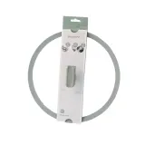 Крышка стеклянная BergHOFF Balance Sage 32 см, натриево-известковое стекло, силиконовый обод, слив, духовка до 180 градусов — фото 2