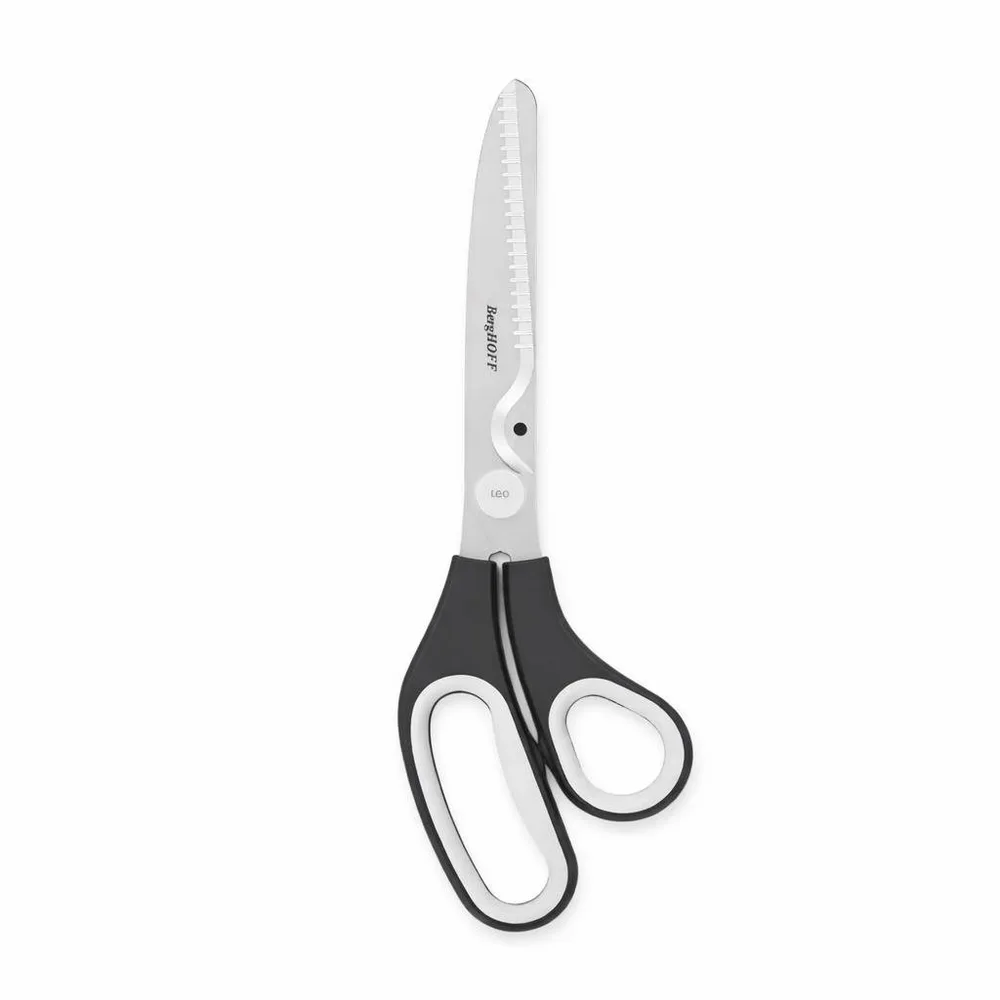 Ножницы кухонные BergHOFF Leo Graphite 26 см, разъёмные, с серрейторными лезвиями и магнитным чехлом, графитовые