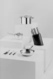 Набор ножей в подставке BergHOFF DiNA Frame, 8 предметов, нержавеющая сталь 18/0, чёрная подставка из гевеи — фото 4