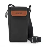 Термосумка для бутылки Black+Blum Bottlebag Outdoor 11,5 × 10,5 × 20 см, с регулируемым ремнём, чёрная — фото 2