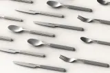 Набор столовых приборов BergHOFF Leo Balance Eco Grey 24 предмета на 6 персон, нержавеющая сталь, ручки ABS — фото 2