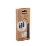 Фильтр угольный Black+Blum Eau Good с держателем из нержавеющей стали, для бутылок с горлом от 3 см, чёрный с серебристым — фото 4