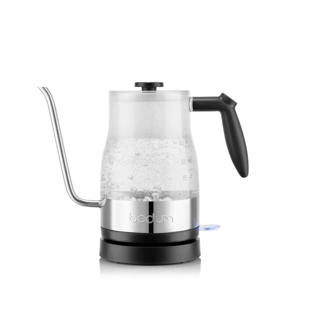Электрический чайник Bodum Chambord Gooseneck 1 л 1400 Вт с узким носиком для кофе пуровер