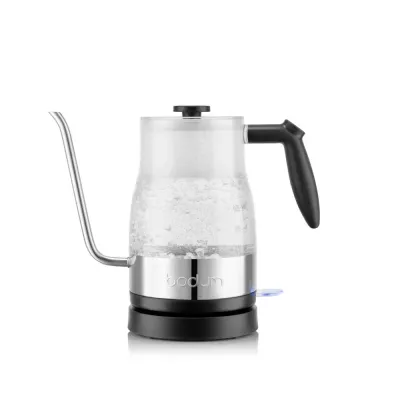 Электрический чайник Bodum Chambord Gooseneck 1 л 1400 Вт с узким носиком для кофе пуровер