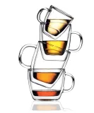 Стаканы с двойными стенками Bodum Bistro 300 мл, набор 2 шт, с ручкой, боросиликатное стекло, прозрачные — фото 4