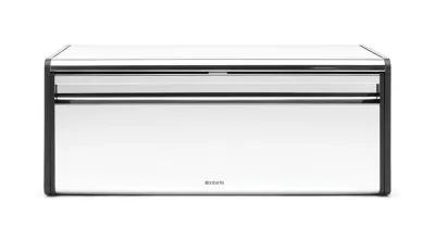 Хлебница прямоугольная Brabantia Brilliant Steel, сталь, 18 л, настенный монтаж, серебристая