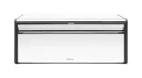 Хлебница прямоугольная Brabantia Brilliant Steel, сталь, 18 л, настенный монтаж, серебристая — фото 1
