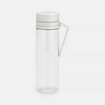 Бутылка для воды Brabantia Make & Take 0,5 л с ситечком для фруктов и трав, пластик, светло-серая Light Grey