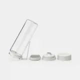 Бутылка для воды Brabantia Make & Take 0,5 л с ситечком для фруктов и трав, пластик, светло-серая Light Grey — фото 2