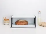Хлебница прямоугольная Brabantia, лакированная нержавеющая сталь, магнитное уплотнение, 46.3 см, белая — фото 5